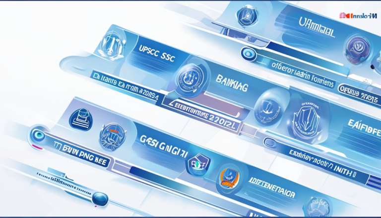 Indian aspirants preparing for top government jobs like UPSC, SSC, Railway, Banking, and Defence in 2025