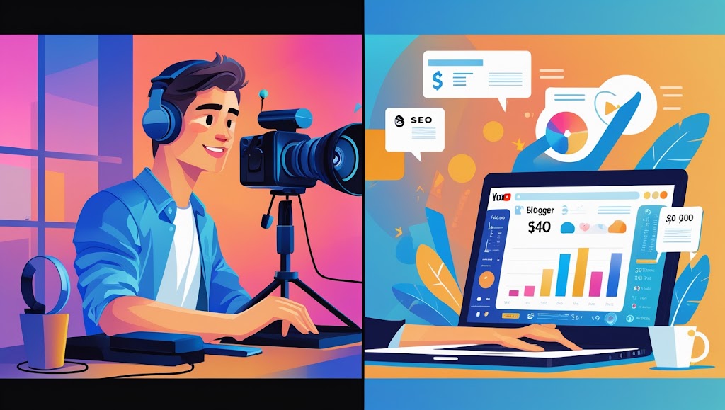 Read more about the article YouTube vs Blogging – कौन ज्यादा पैसे देता है? (Best Earning Option 2025)