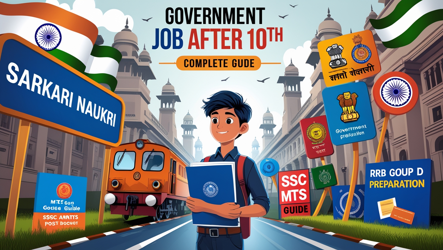 Read more about the article क्या 10वीं के बाद Government Job मिल सकती है? पूरी जानकारी हिंदी में